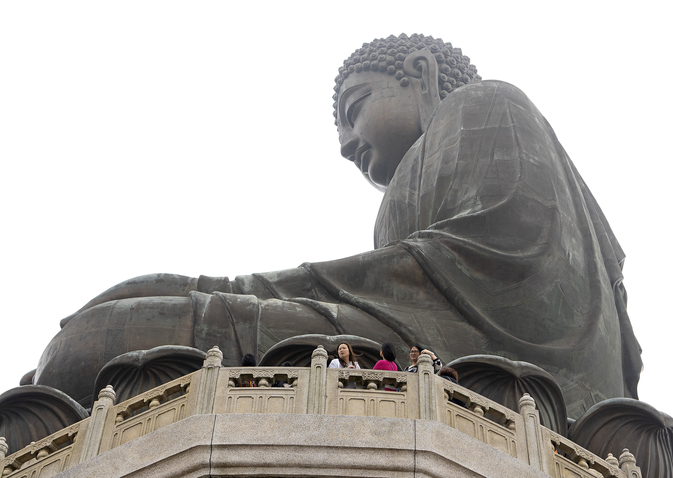 HK, TT Buddha looking up