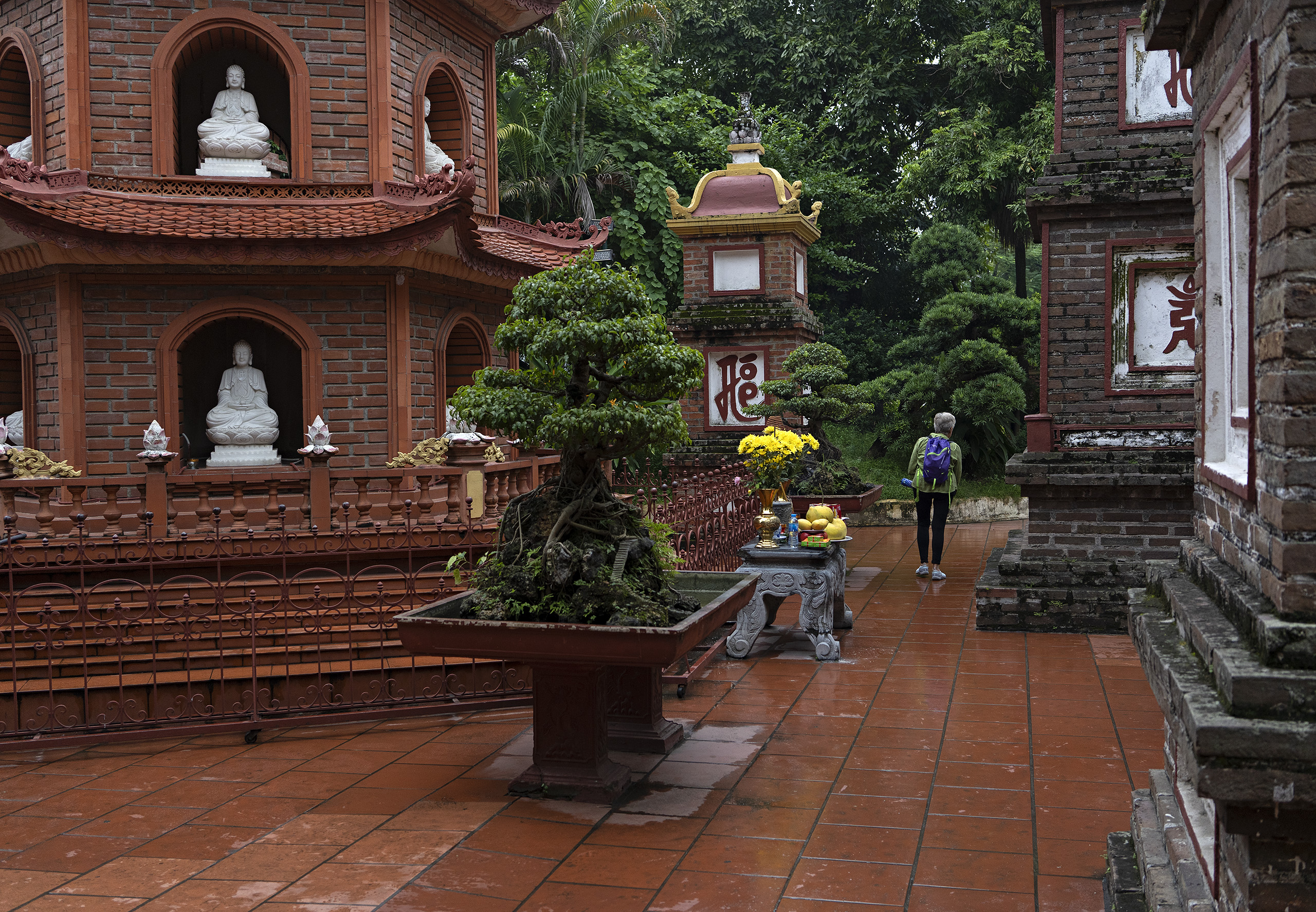 Ha Noi, JC at Leifeng Pagoda