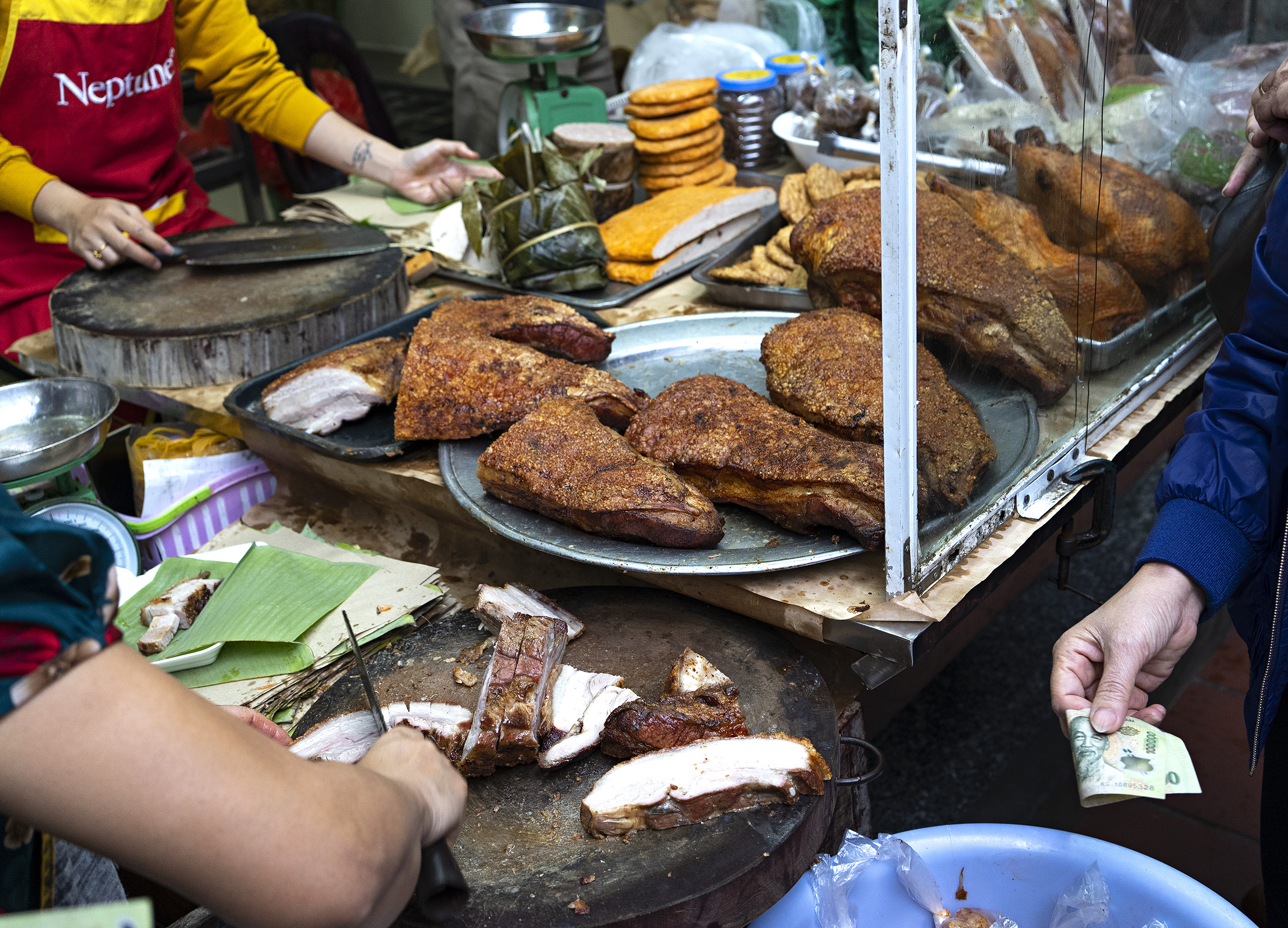 Ha Noi, meat stand